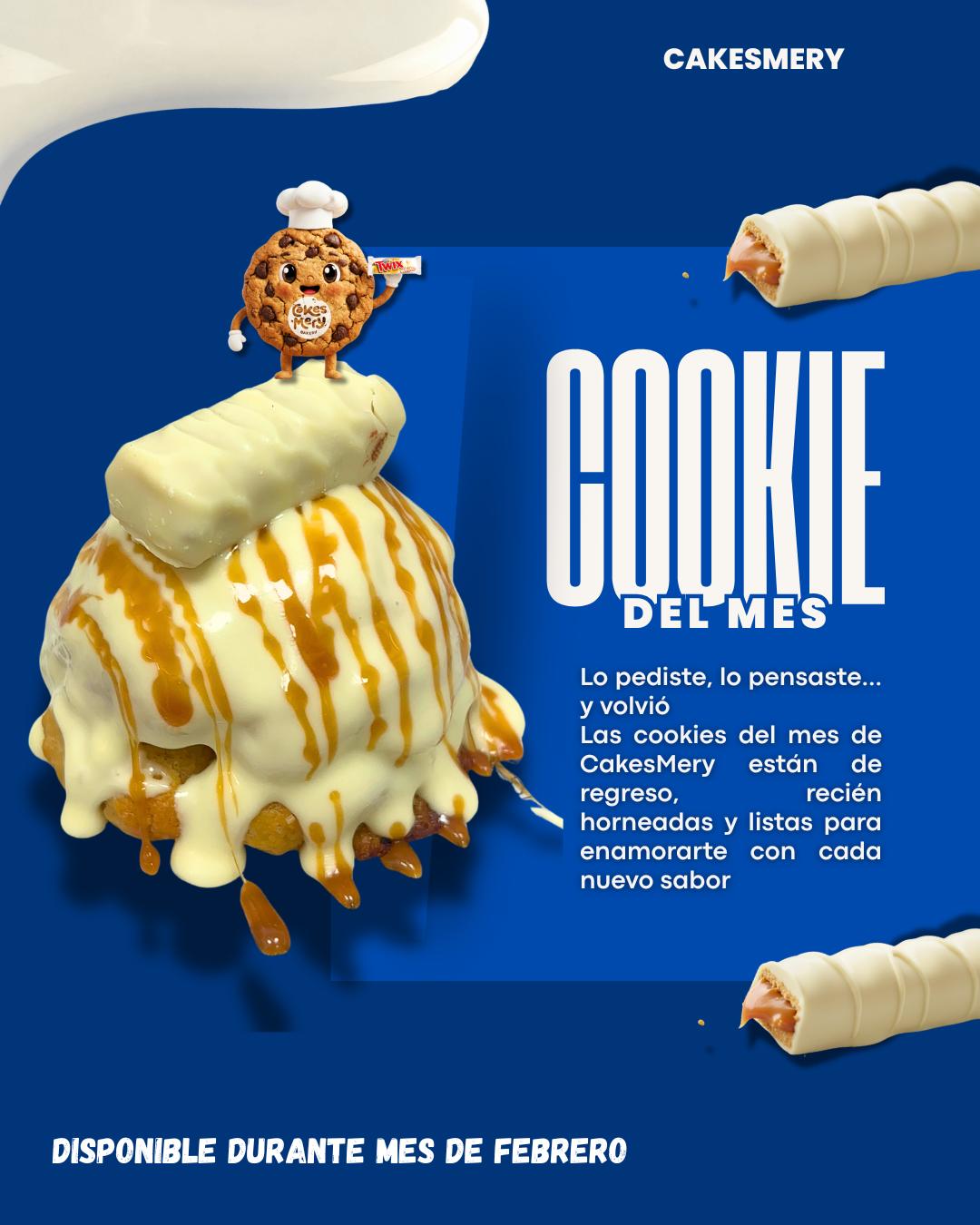 Campaña promocional “Cookie del Mes” para marca gastronómica